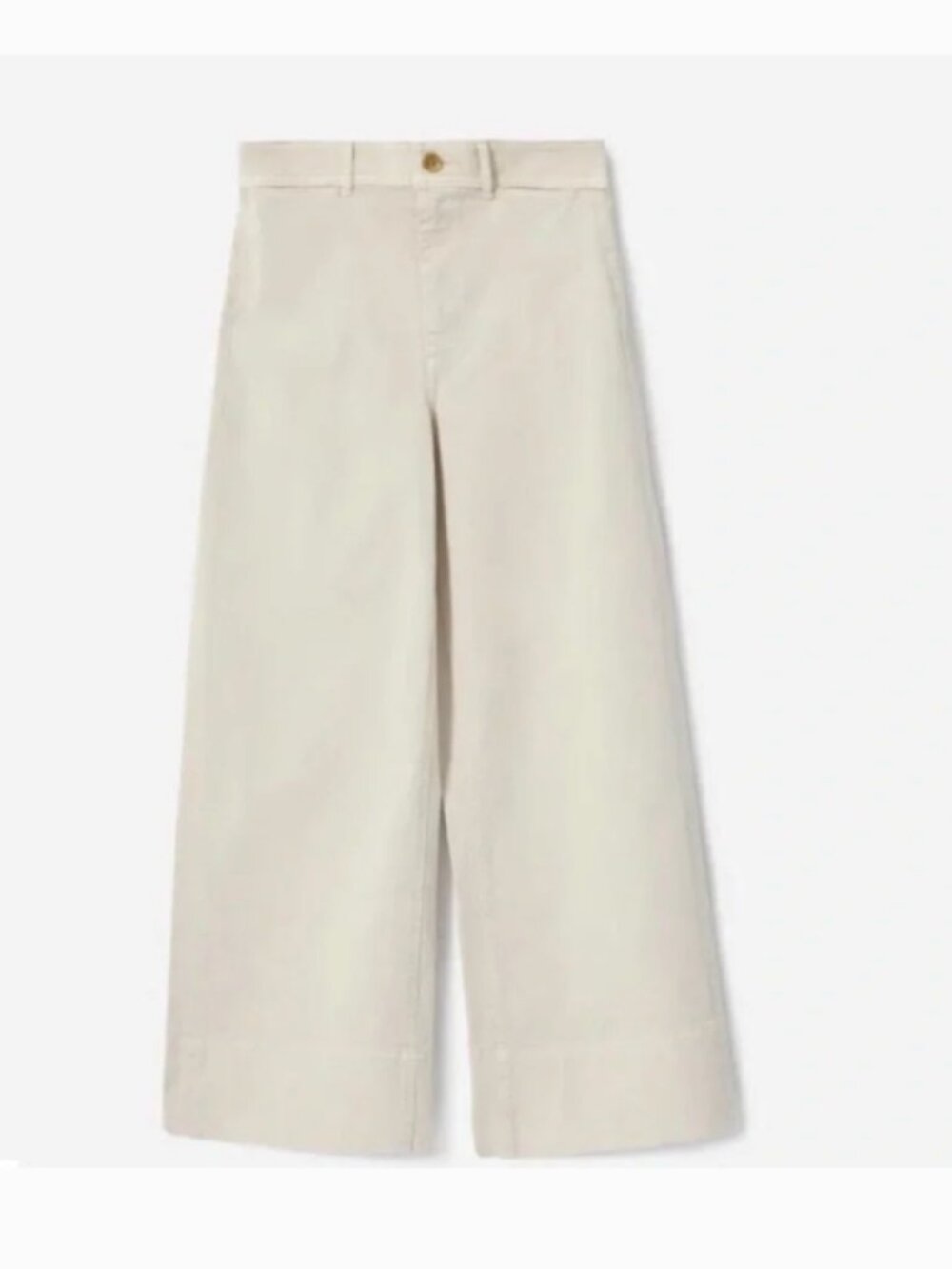Everlane Wide Leg High Waist Crop Chino Sz 2